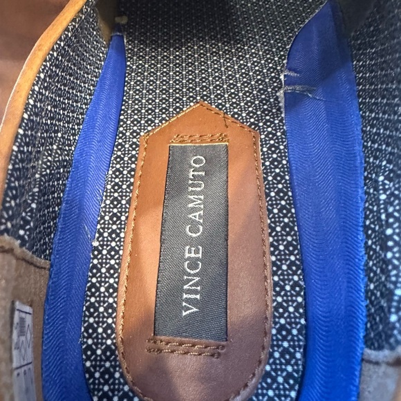 Vince Camuto VY-Layton Cognac Brown Leather Penny Loafers Men’s 8.5M Dress Shoes - Picture 4 of 9